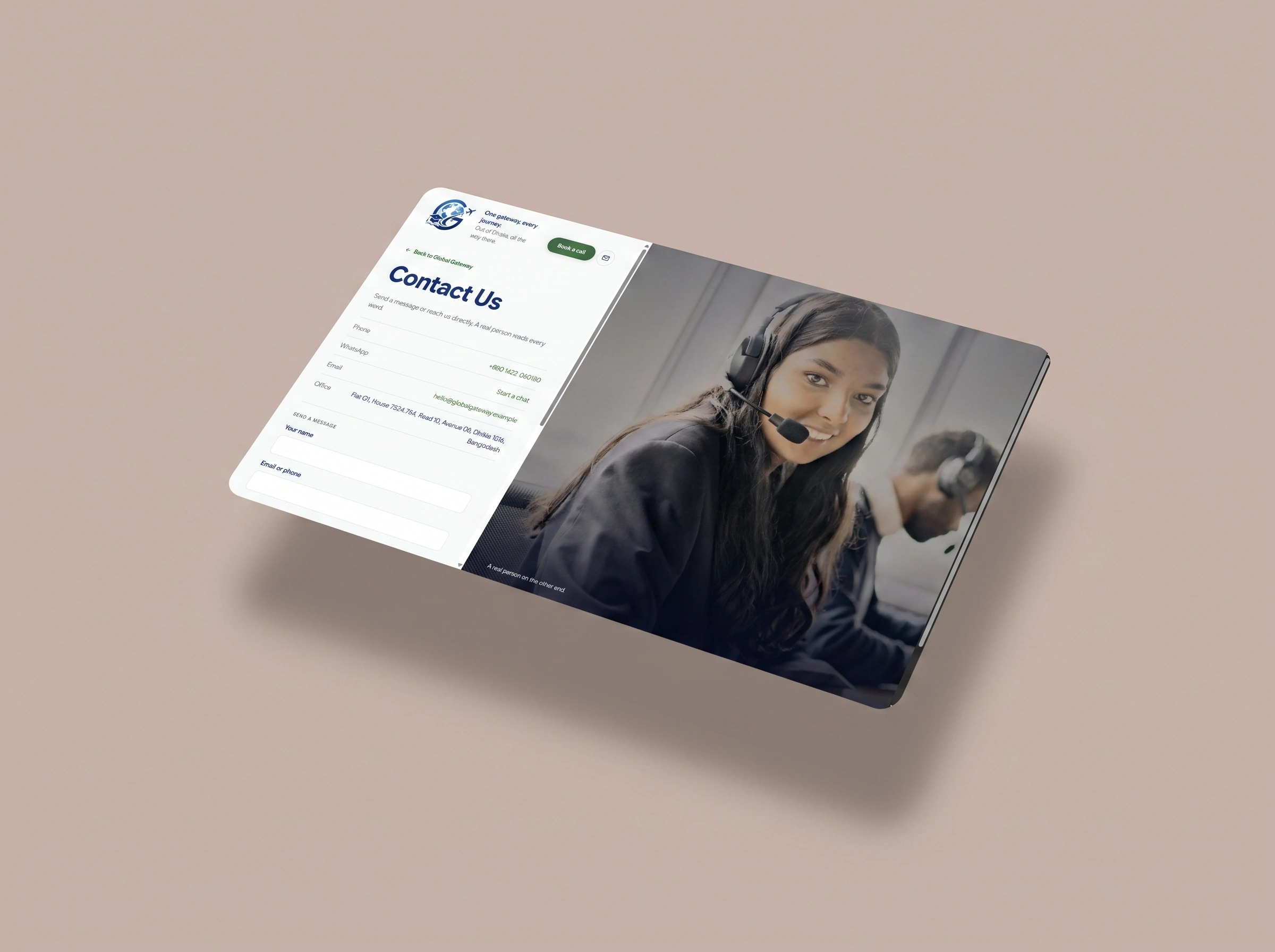 Global Gateway, screen 6